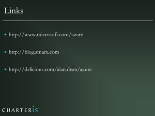 Azure, Cloud Computing & Services