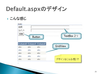    こんな感じ




            25
 