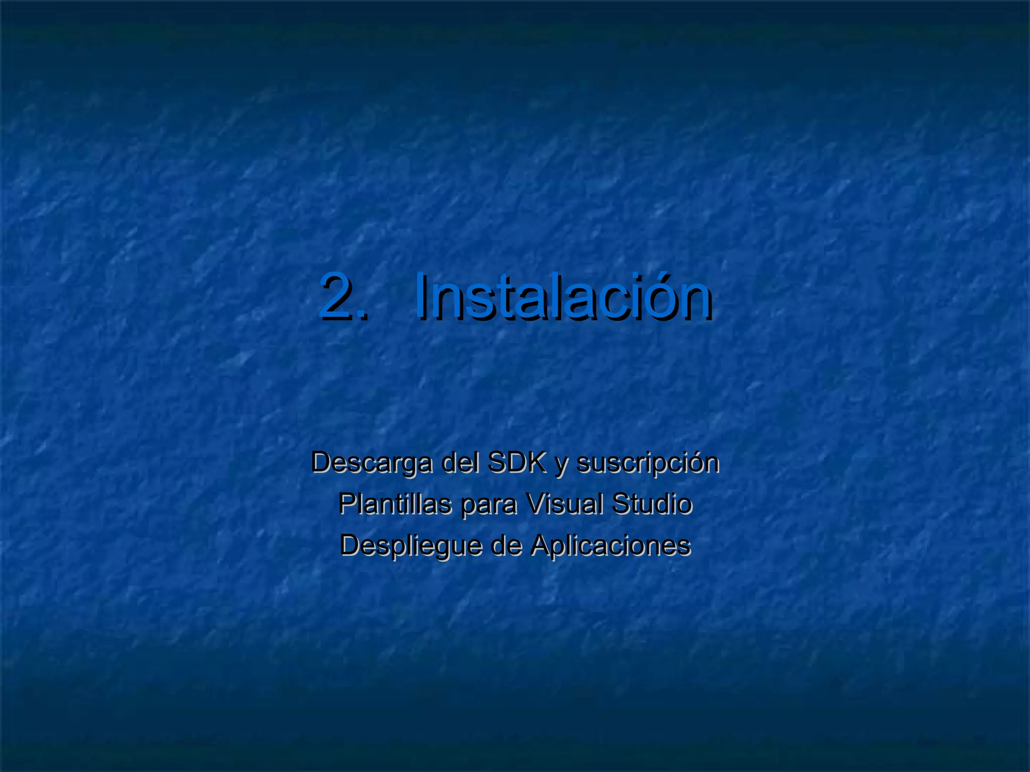 1.      Introducción a Windows Azure

   Y, ¿dónde están mis datos?
      Centros   de datos
      Dublín
      Amsterdam
 