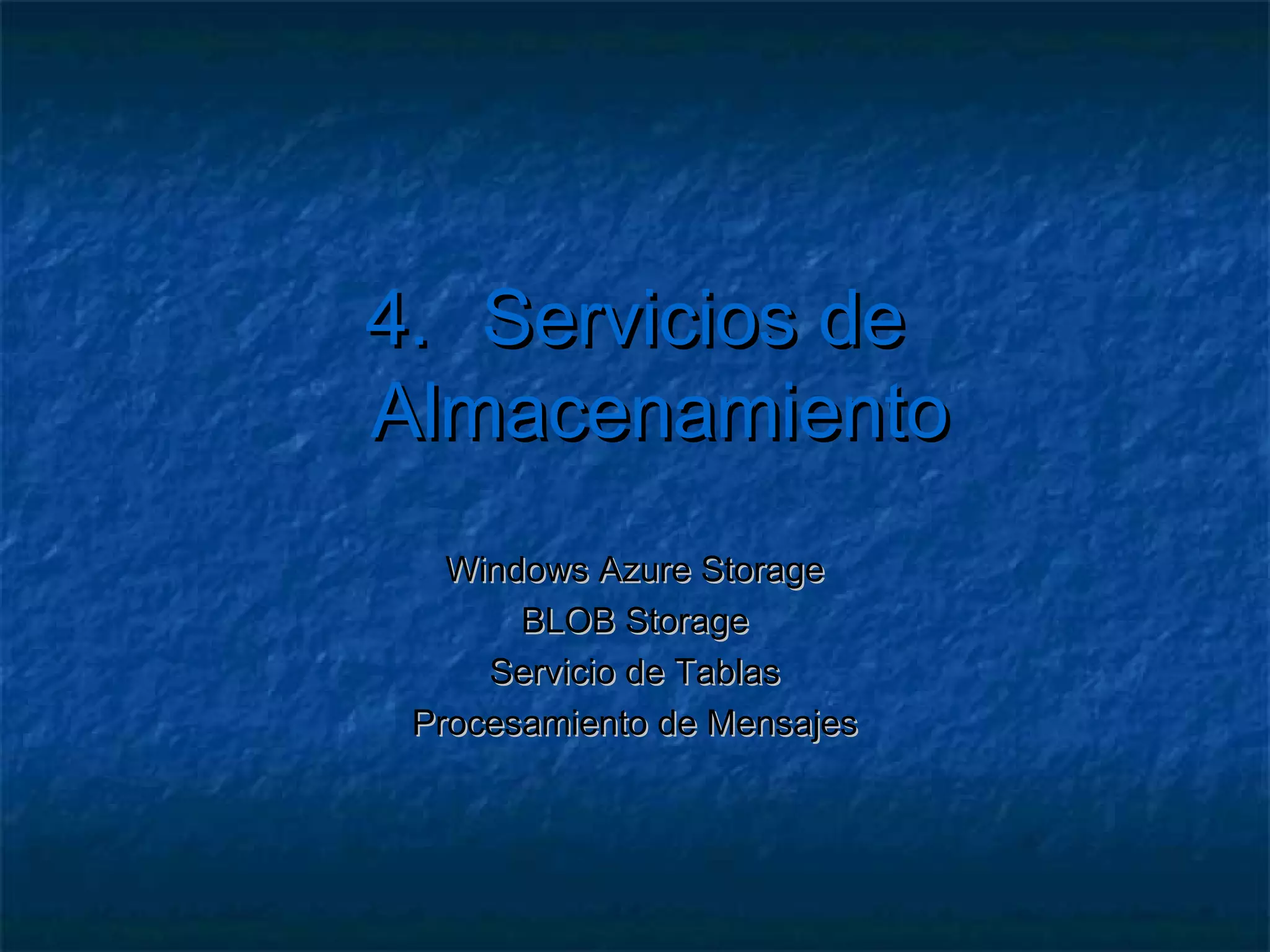 3.        Primeros pasos con Azure

    Migración a Azure
    1.   Pasos 1 y 2 del diagrama
    2.   Cambiar la cadena de conexión a SQL Azure
    3.   Mover los ficheros locales al entorno del rol
    4.   Incluir ensamblados en el paquete del
         servicio (Copia local = true)
    5.   Publicar la aplicación en Windows Azure
         (Pasos 3 y 4 del diagrama)
 