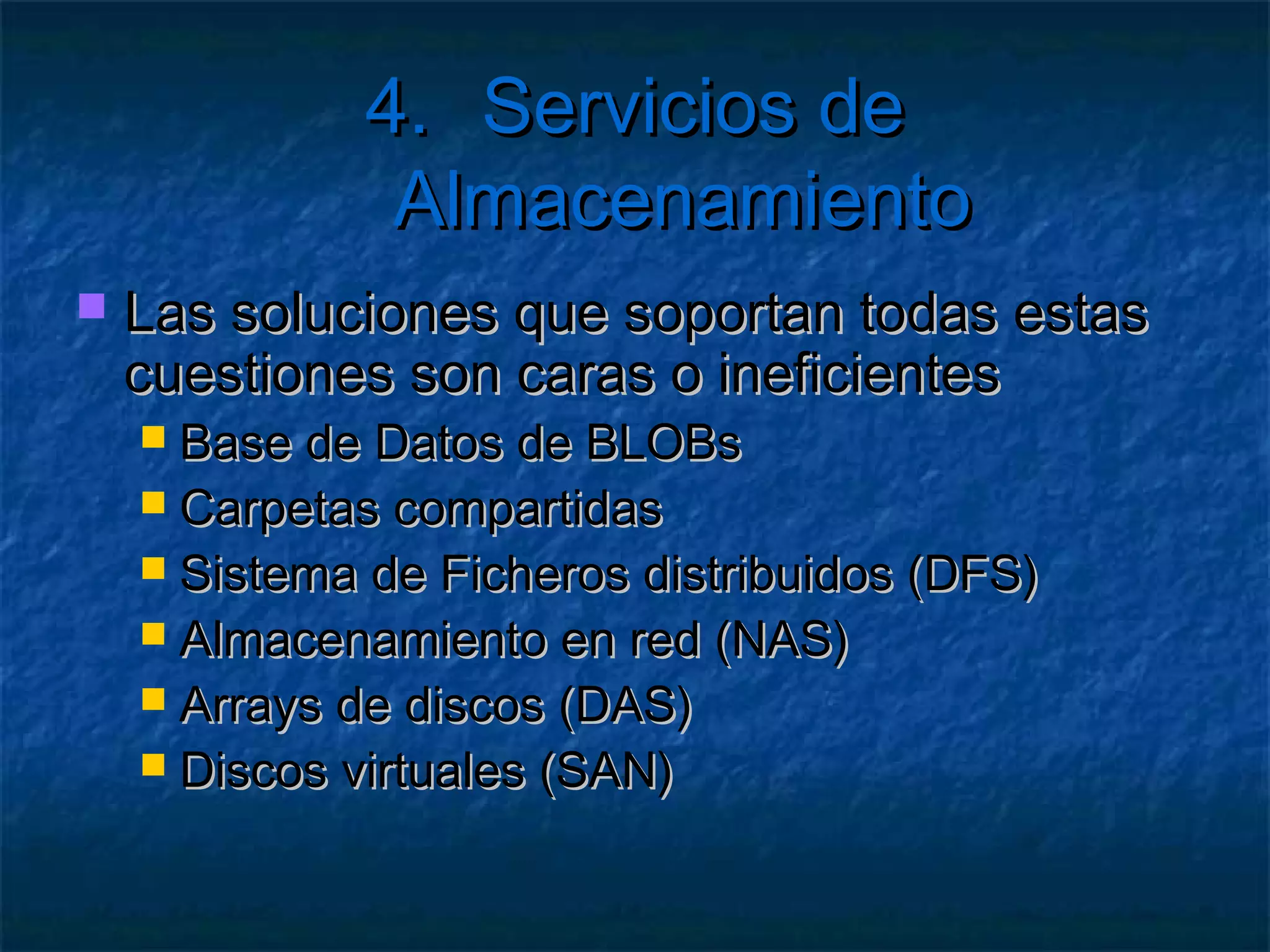3.          Primeros pasos con Azure
   Migración a Azure
       Crear un archivo local al rol

    LocalResource recurso = RoleEnvironment.
      GetLocalResource("almacen");
    string[] paths = {
       recurso.RootPath,
       "MiFicheroTest.txt"
    };
    String fichero = Path.Combine(paths);
    using (FileStream flujo = File.Create(fichero)){
       // código de acceso al flujo
    }
 
