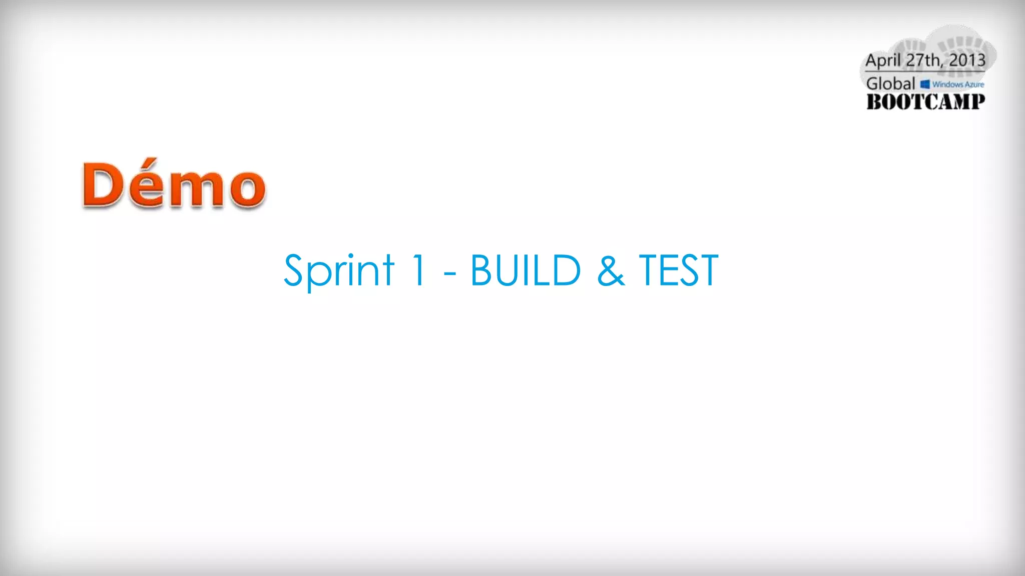 Sprint 1 - BUILD & TEST
 