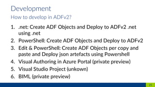 Azure Data Factory v2 | PDF