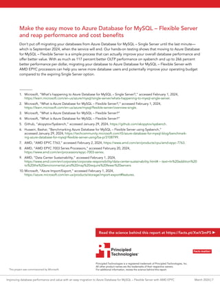 Improving database performance and value with an easy migration to ...