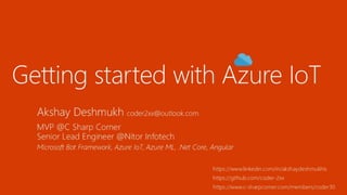 Getting Started With Azure IoT
