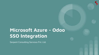 Microsoft Azure - Odoo
SSO Integration
Serpent Consulting Services Pvt. Ltd.
 