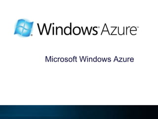 Microsoft Windows Azure 
