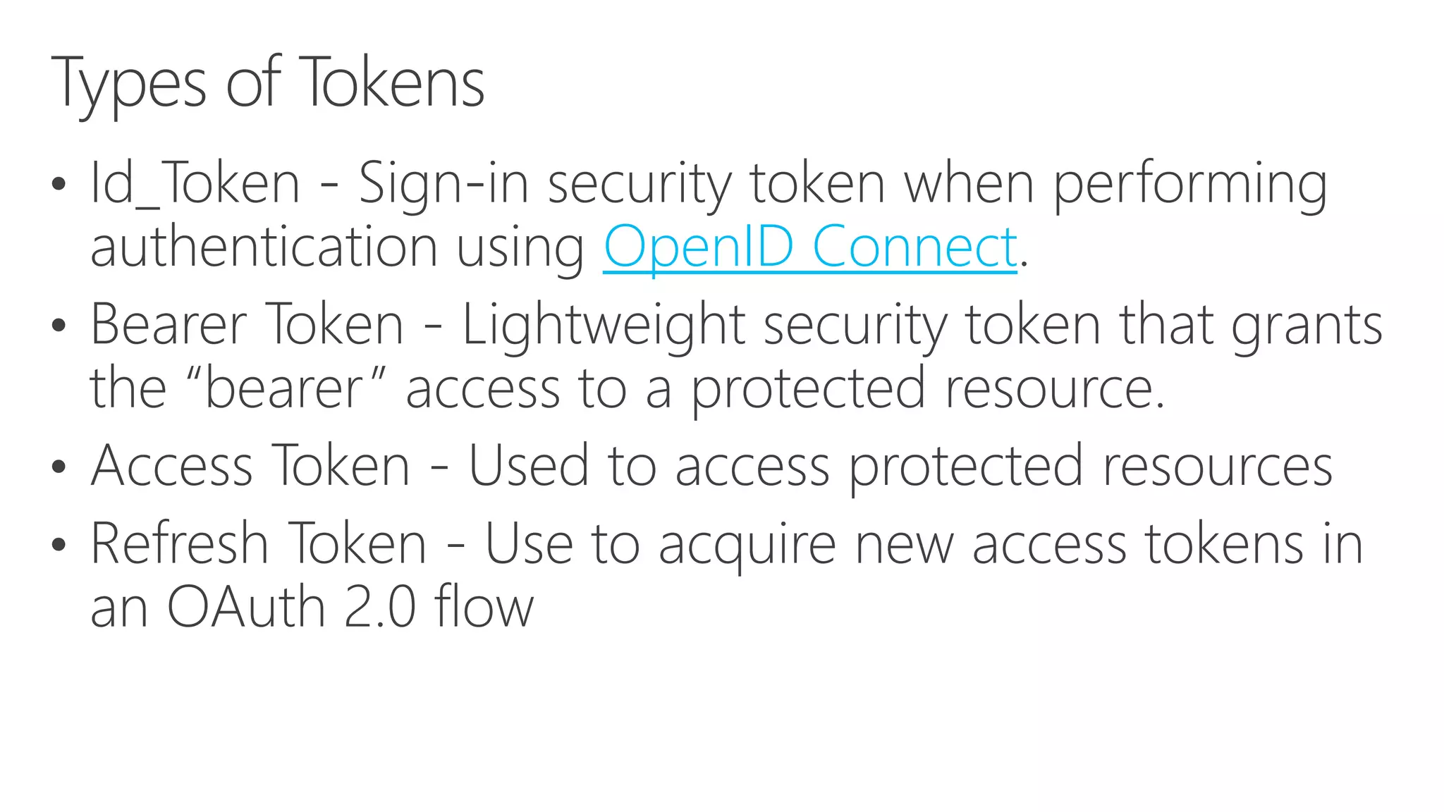 OpenID Connect
 