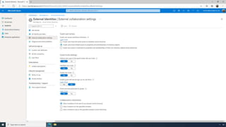 Woodgrove – Azure Active Directory
Woodgrove > External Identities
 