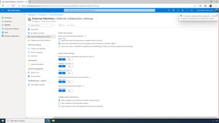 Woodgrove – Azure Active Directory
Woodgrove > External Identities
 