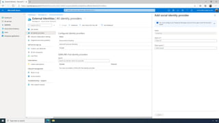 Woodgrove – Azure Active Directory
Woodgrove > External Identities
 