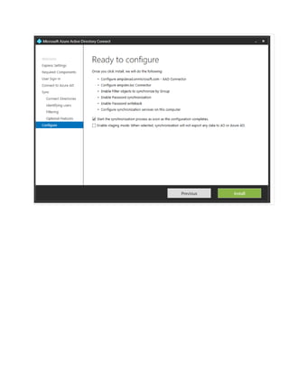 Azure active directory connect to a single domain | DOCX