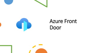 Azure Front
Door
 