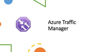 Azure Traffic
Manager
 