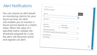 Microsoft Azure alerts | PPTX