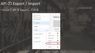 Nextscape Inc. 209
• Portalで API を Exportしてみる
API の Export / Import
 