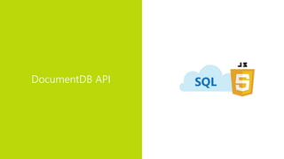 DocumentDB API
 
