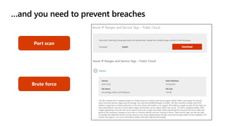 …and you need to prevent breaches
 