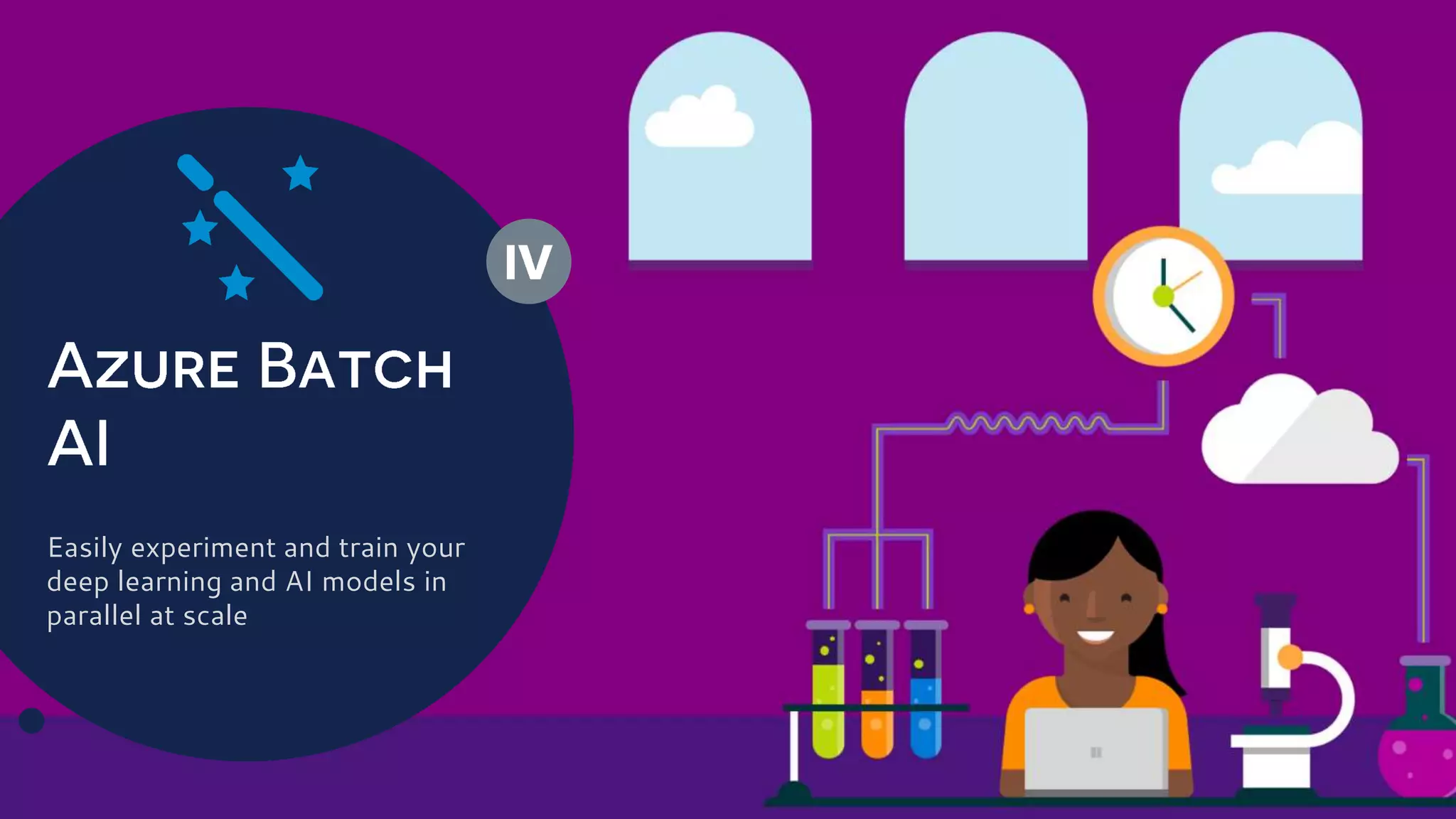 Easily experiment and train your
deep learning and AI models in
parallel at scale
 