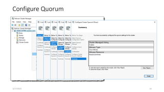 Configure Quorum
14
3/17/2023
 