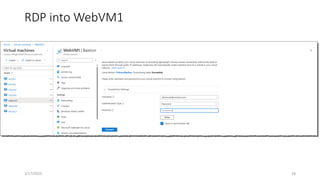 RDP into WebVM1
28
3/17/2023
 