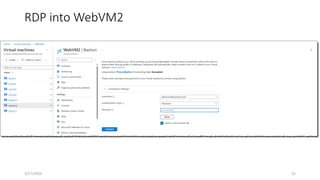 RDP into WebVM2
31
3/17/2023
 