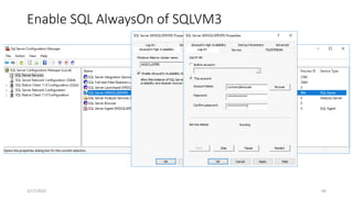 Enable SQL AlwaysOn of SQLVM3
60
3/17/2023
 