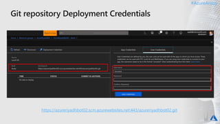 #AzureAraby#AzureAraby
https://azureriyadhbot02.scm.azurewebsites.net:443/azureriyadhbot02.git
 