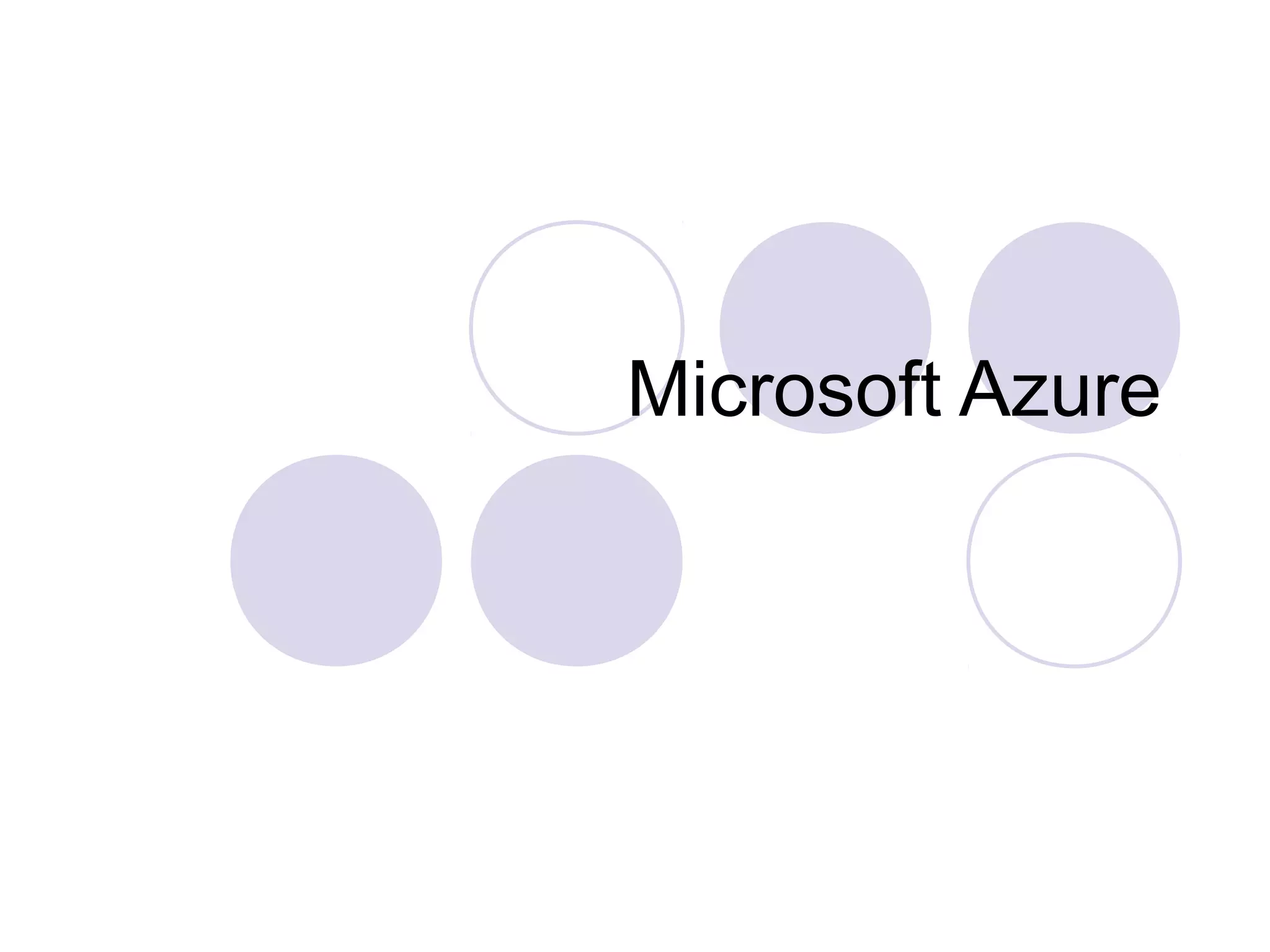 Microsoft Azure
 