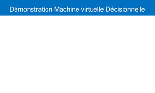 Démonstration Machine virtuelle Décisionnelle
 