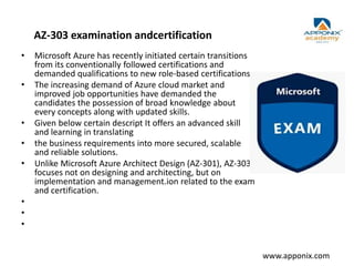 Azure certification training course | PPTX