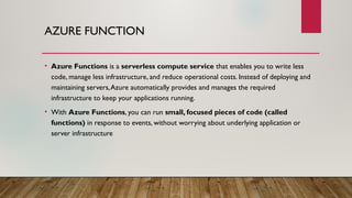 Comprehensive Overview of Microsoft Azure Cloud Services and Azure ...