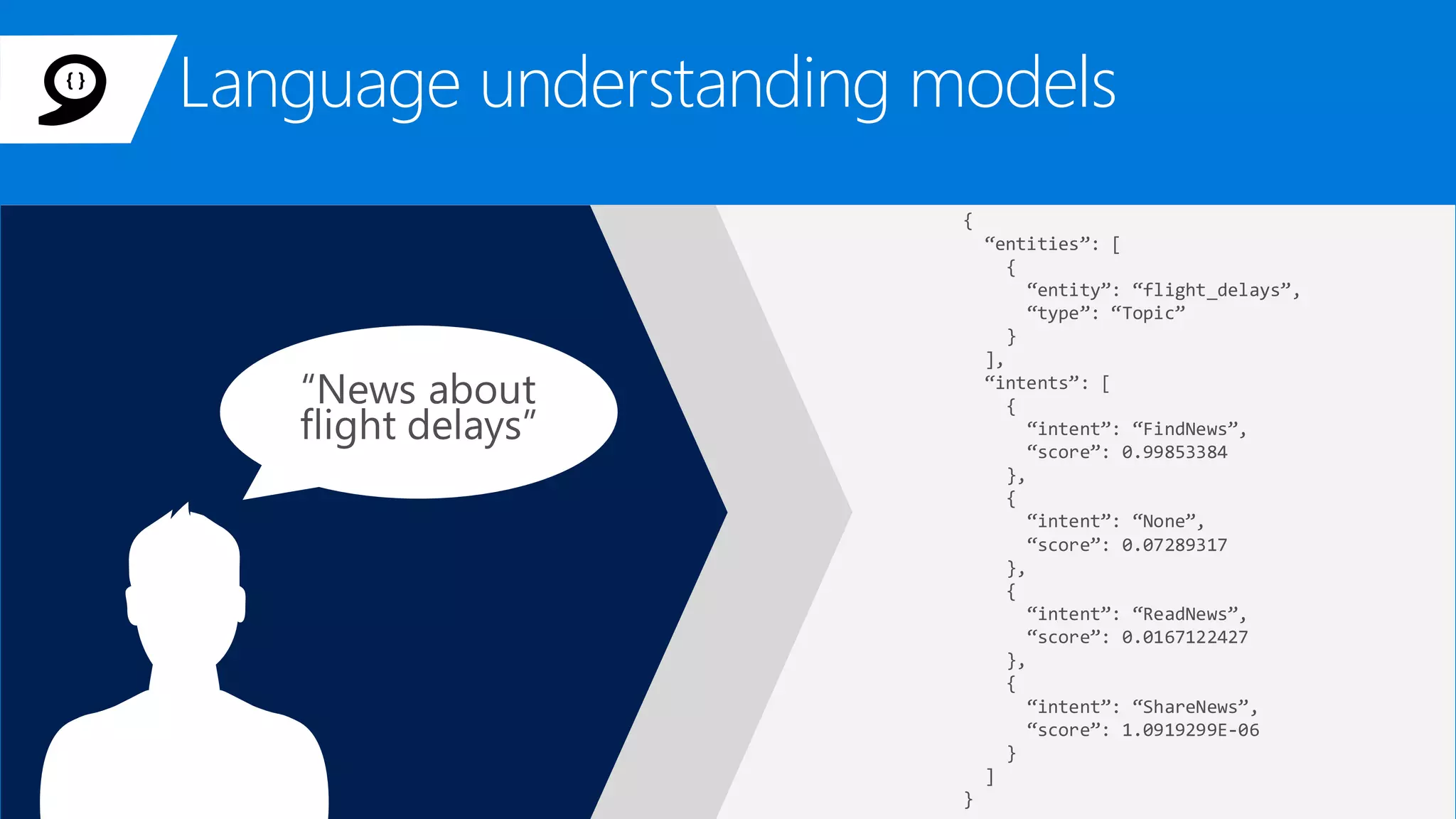 Language understanding models
 