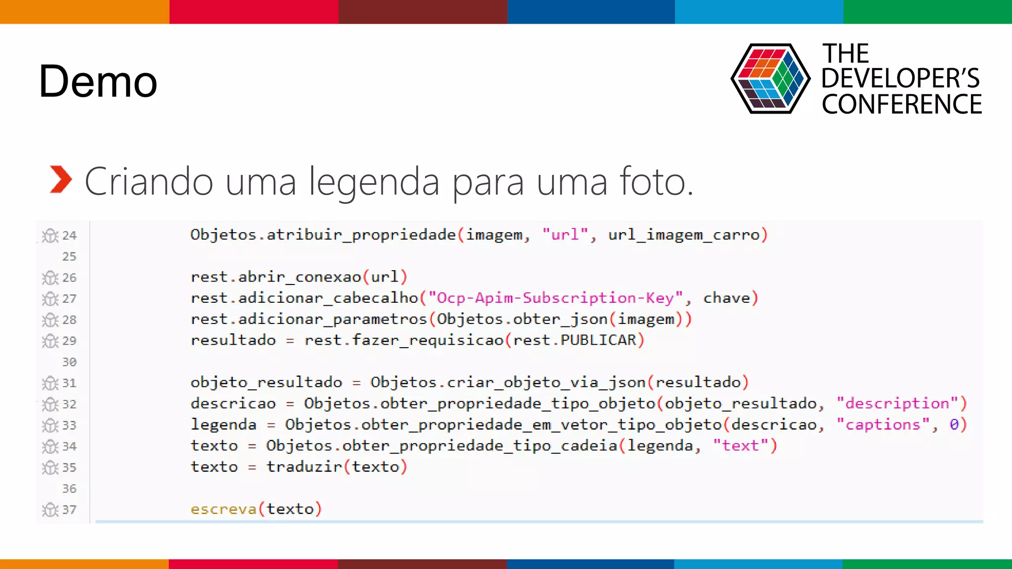 Globalcode – Open4education
Criando uma legenda para uma foto.
Demo
 