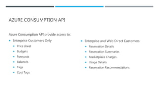Azure Cost Management | PPTX | Cloud Computing | Internet