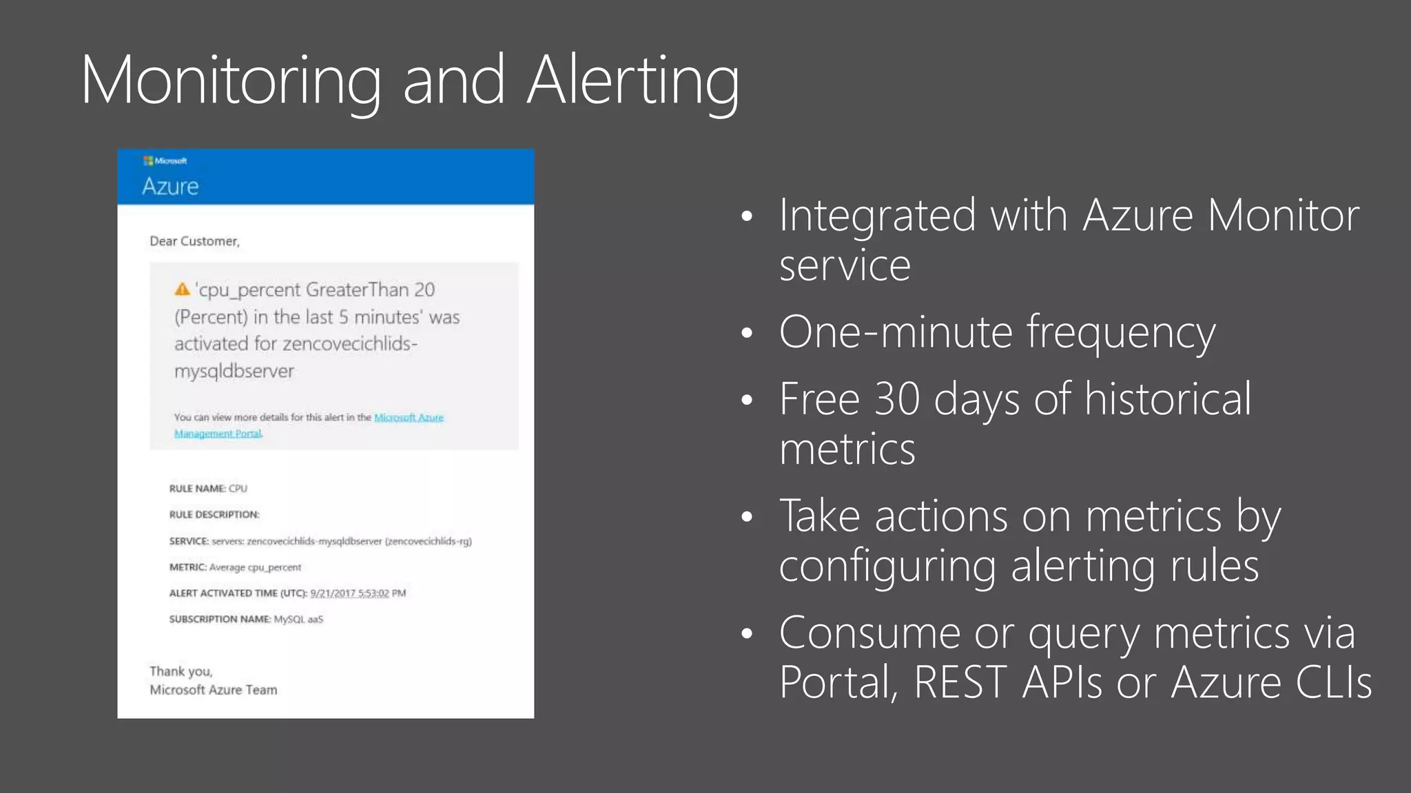 Azure database services for PostgreSQL and MySQL | PPTX