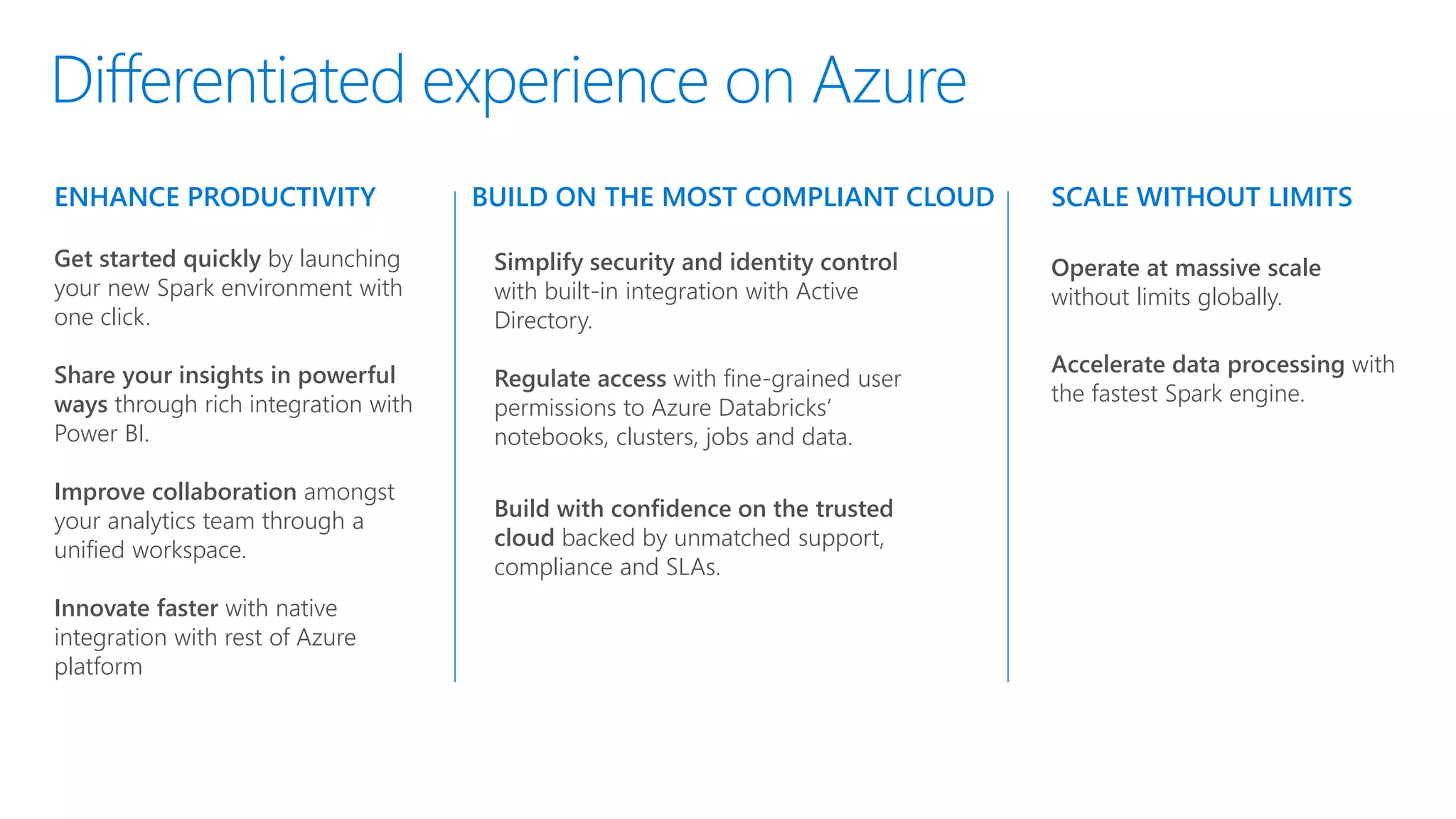 Azure Databricks - An Introduction (by Kris Bock) | PPTX