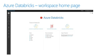 Azure Databricks - An Introduction (by Kris Bock)