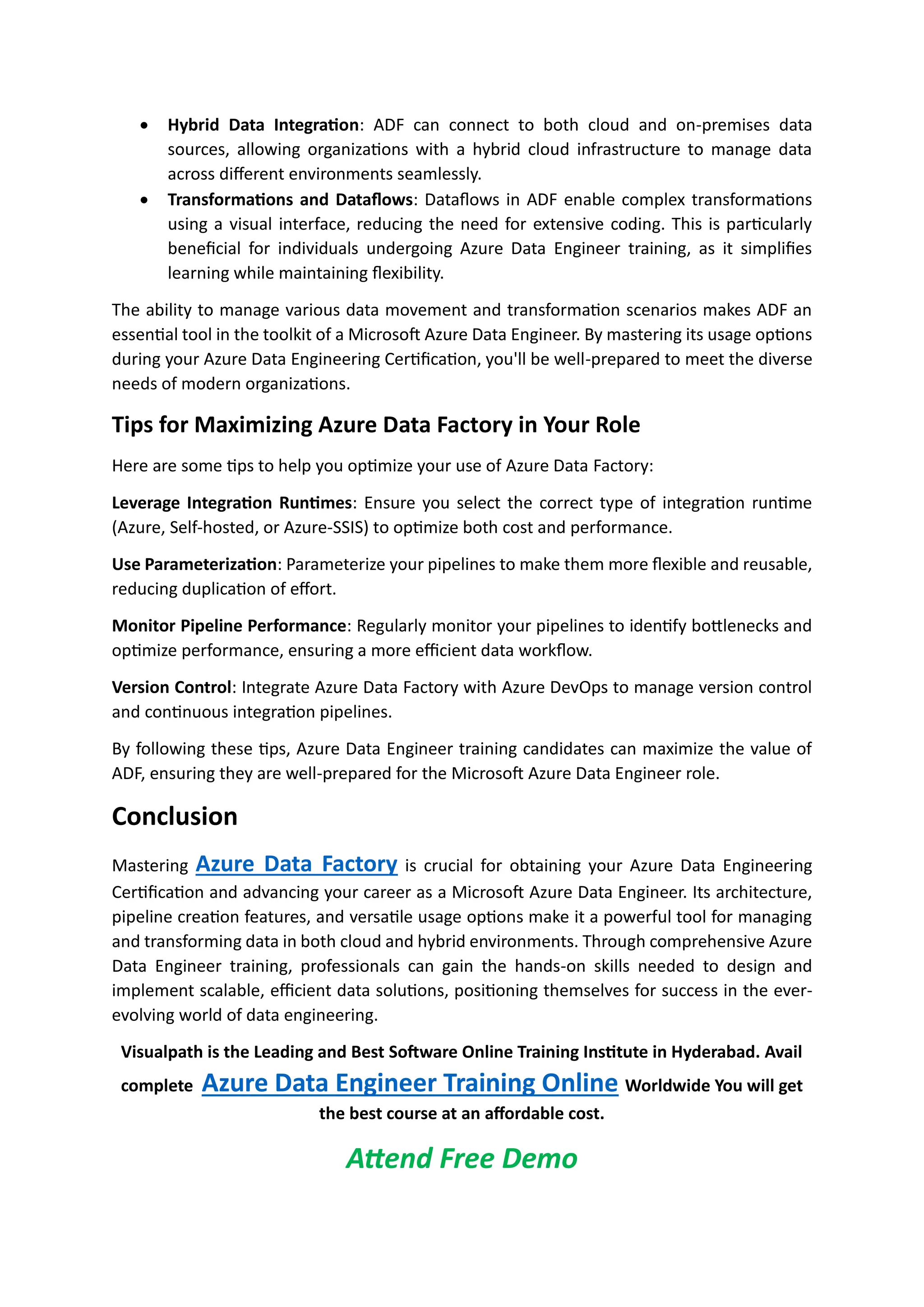 Azure Data Engineer Online Training | Microsoft Azure Data Engineer ...