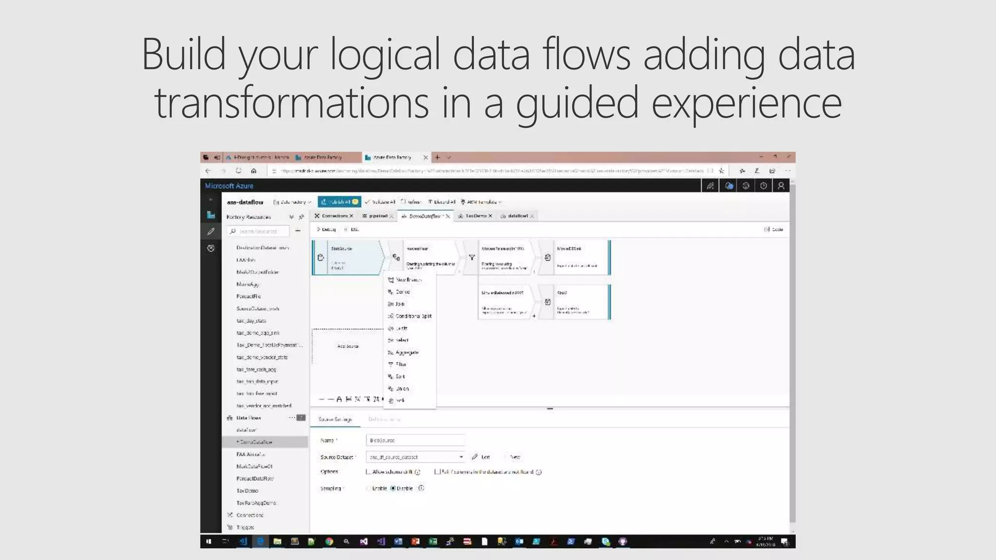 Azure Data Factory Data Flow Preview December 2019 | PPT