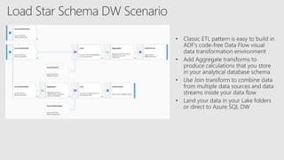 Microsoft Azure Data Factory Data Flow Scenarios | PPTX