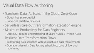 Microsoft Azure Data Factory Data Flow Scenarios | PPTX