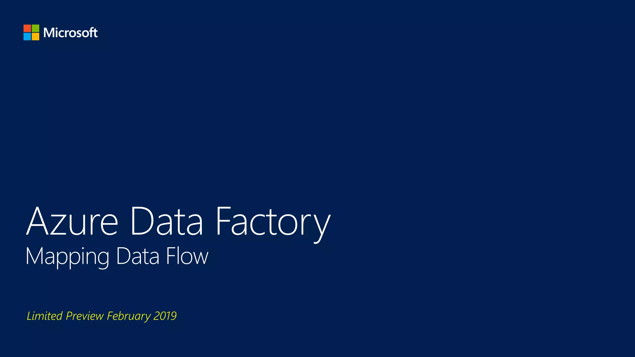 Azure Data Factory Data Flow | PPTX | Databases | Computer Software and ...