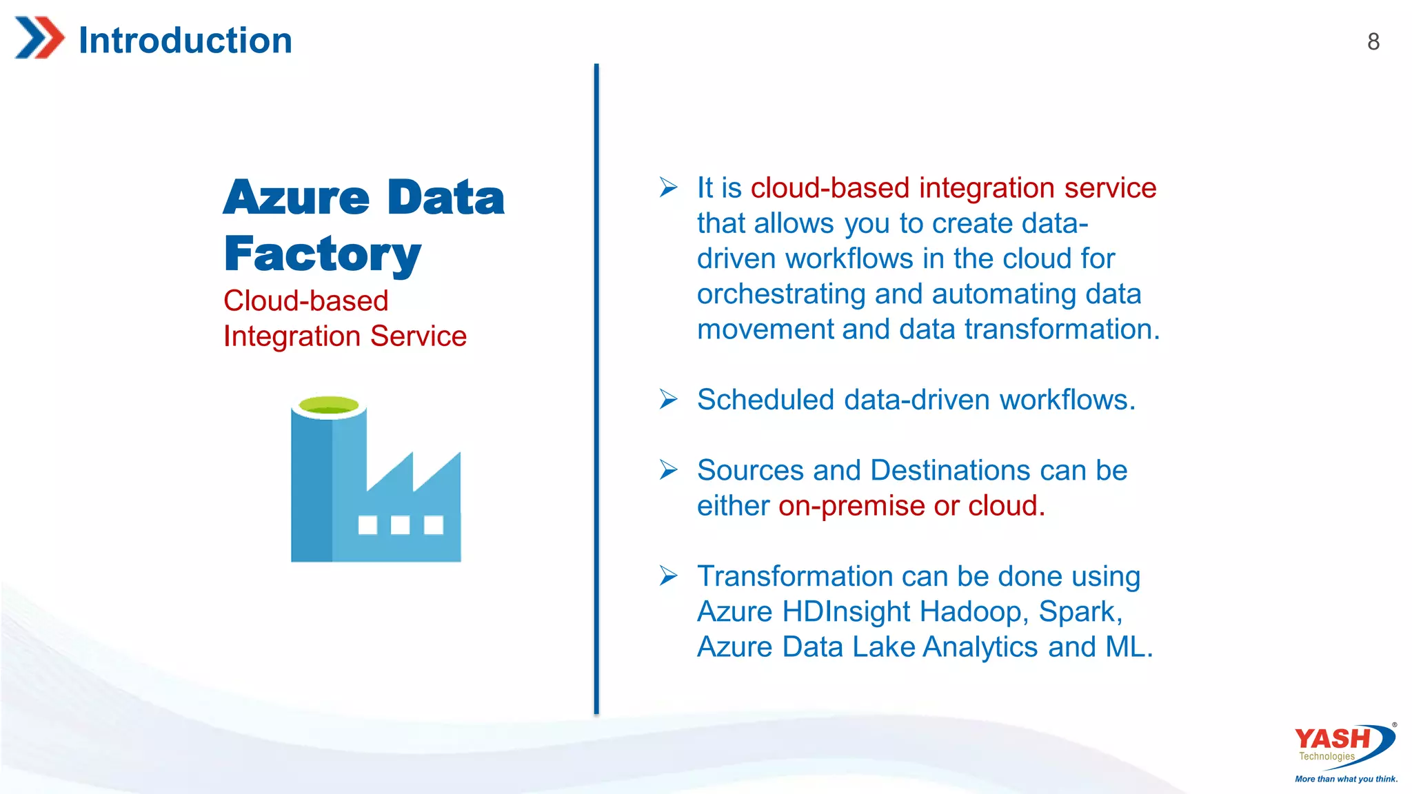 Azure Data Factory Introduction.pdf | Cloud Computing | Internet
