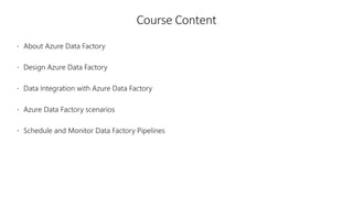 Azure data factory V1 and V2 | PPTX