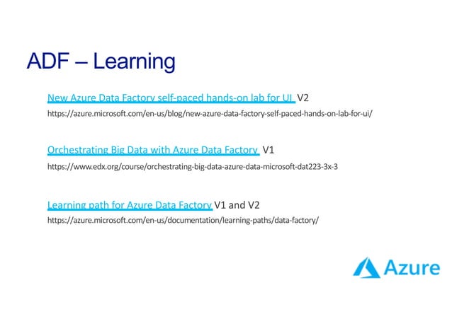 Azure Data Factory v2 | PDF | Cloud Computing | Internet
