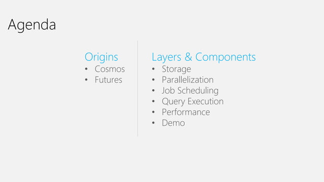 Azure Data Lake Analytics Deep Dive | PPT