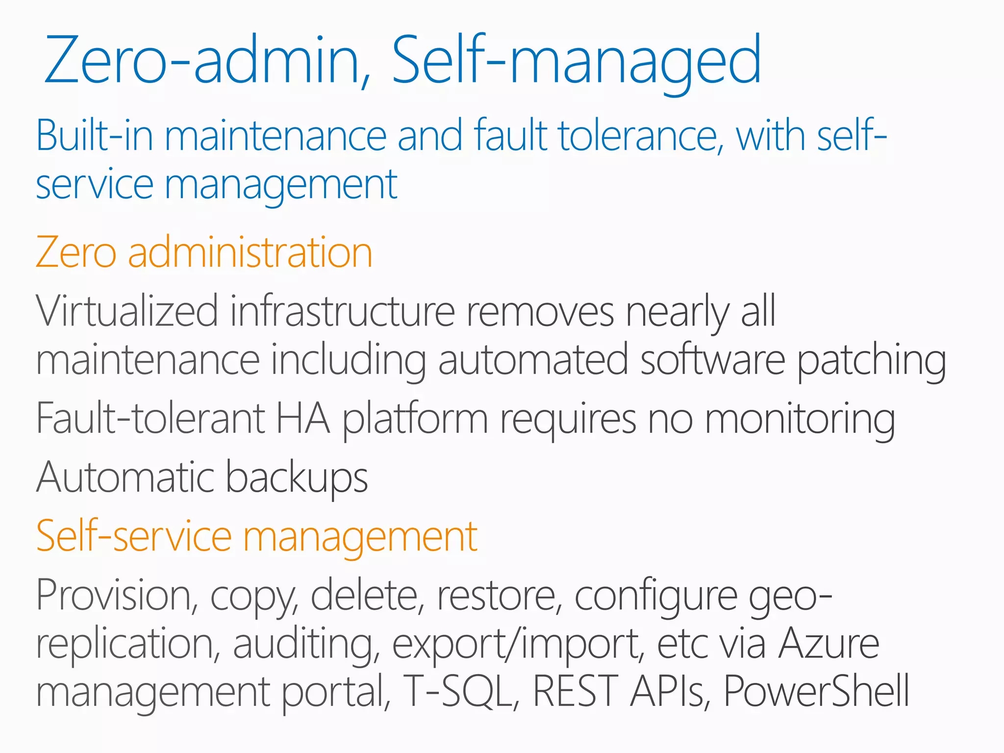 Azure data platform & structured storage