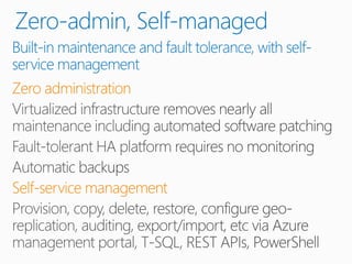 Azure data platform & structured storage