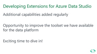 Azure Data Studio Extension Development | PDF